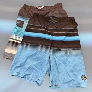 Set of 2. Boys Size 14/16 (L) Swim Trunks. Set of 2.